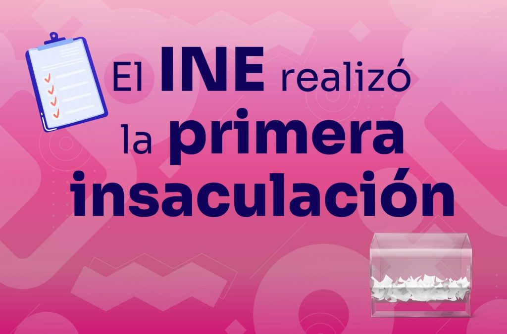 Las 300 Juntas Distritales del INE realizaron la primera insaculación