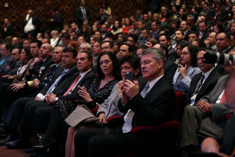 Consejeros Electorales en la Presentación de la Estrategia Nacional de Cultura Cívica.