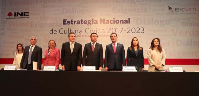Presentación de la Estrategia Nacional de Cultura Cívica 2017-2023 (ENCCÍVICA).