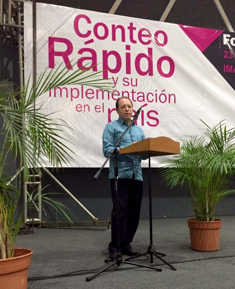 Consejero Electoral Marco Antonio Baños Martínez.