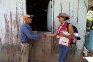Trabajo de Capacitadores Electorales en Veracruz