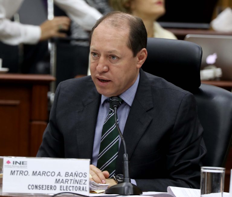 Marco Antonio Baños Martínez, Consejero Electoral.