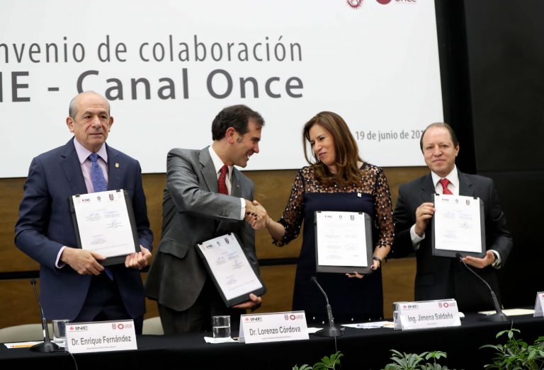 Firma de Convenio de Colaboración INE-Canal Once.