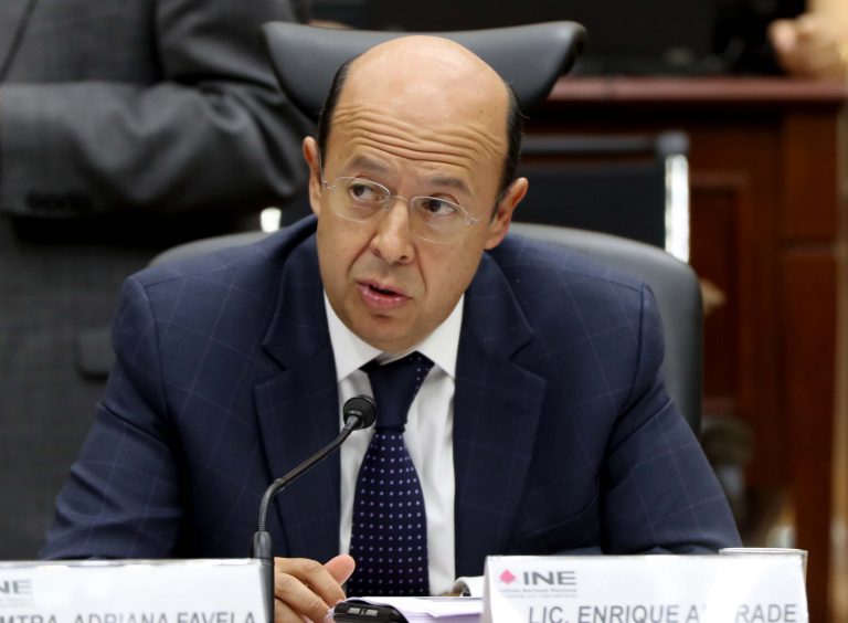 Consejero Electoral  Enrique Andrade González.