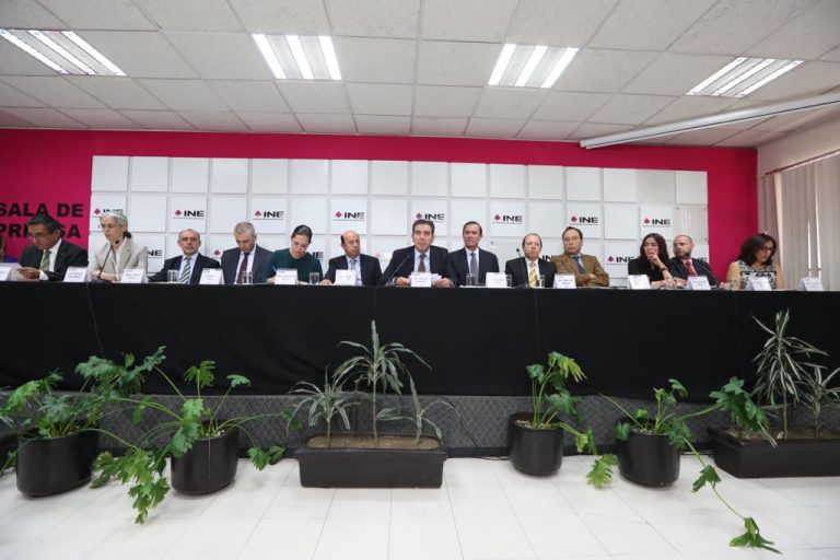 Conferencia de Prensa ofrecida por las Consejeras y los Consejeros del INE, con motivo de las Elecciones Locales que se efectuaron el domingo 4 de junio pasado.