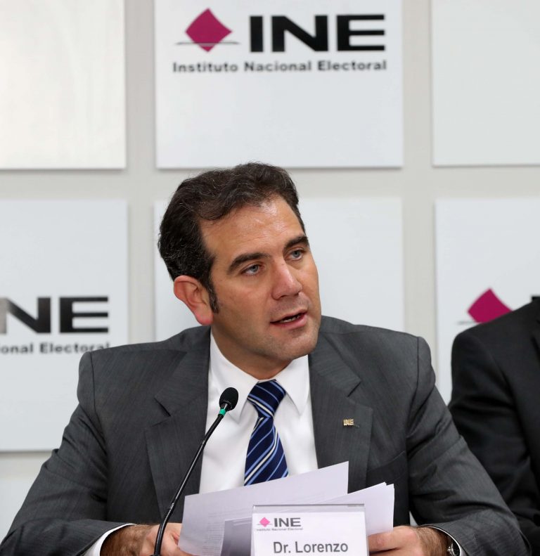 Lorenzo Córdova Vianello, Consejero Presidente del INE.