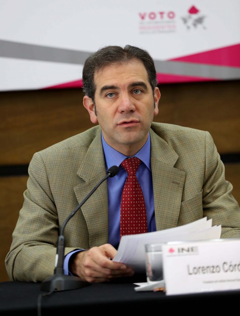 Lorenzo Córdova Vianello, Consejero Presidente del INE.