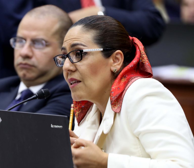 Consejera Electoral Claudia Zavala Pérez.