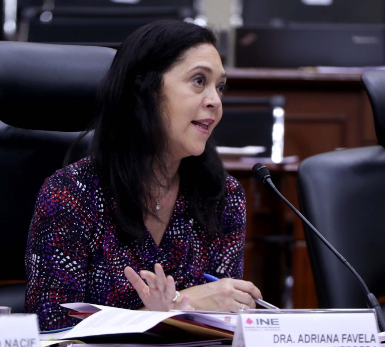 Adriana Favela Herrera Consejera Electoral.