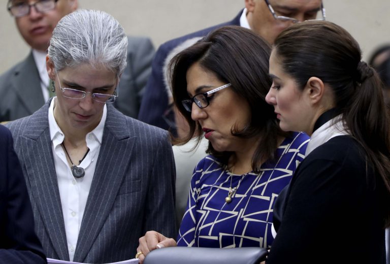 Pamela San Martín Ríos y Valles, Beatriz Zavala Pérez y Dania Ravel Cuevas, Consejeras  Electorales.