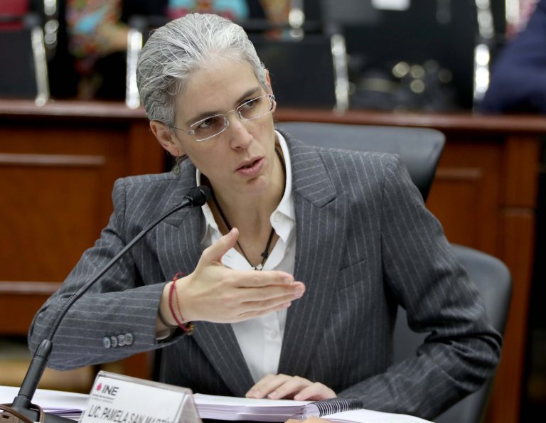 Pamela San Martín Ríos y Valles, Consejera Electoral.