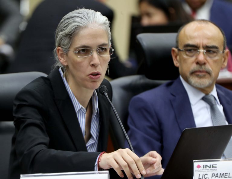 Pamela San Martín Ríos y Valles y Jaime Rivera Velázquez Consejera y Consejero Electorales.