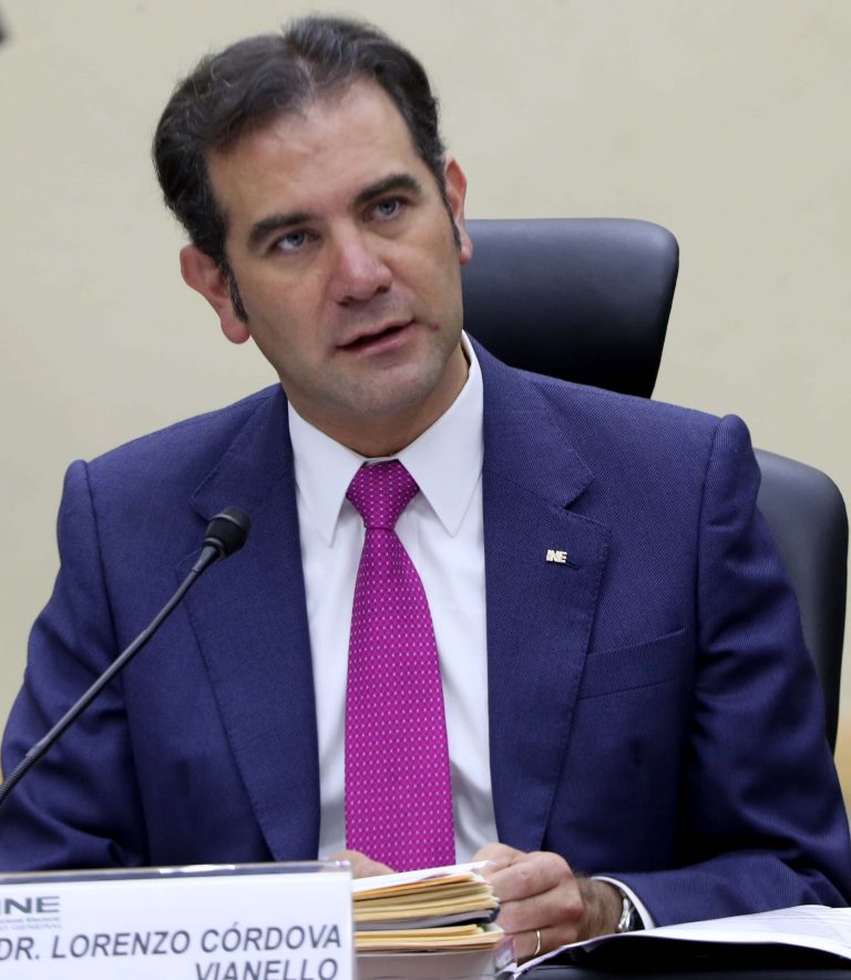 Lorenzo Córdova Vianello, Consejero Presidente del INE.