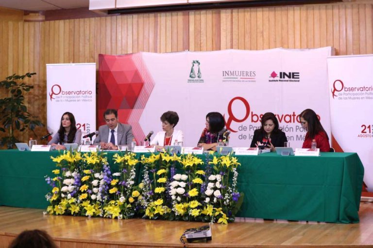 Entrega recepción por parte del  Tribunal Electoral del Poder Judicial de la Federación al Instituto Nacional Electoral, de la Presidencia del Observatorio de Participación Política de las Mujeres en México (OPPMM)