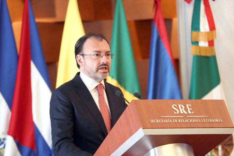 Luis Videgaray Caso Secretario de Relaciones Exteriores de México.