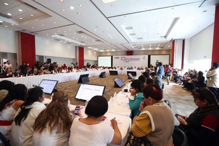 Foro Diálogos sobre representación y participación política de los pueblos y comunidades indígenas.