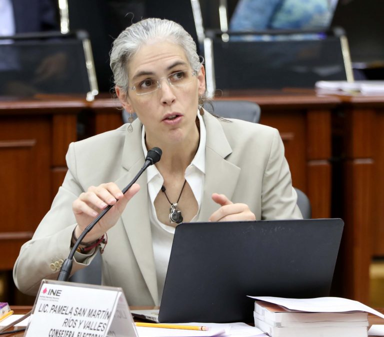 Pamela San Martín Ríos y Valles Consejera Electoral.