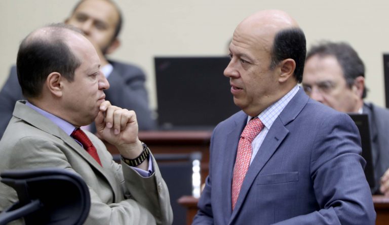 Marco Antonio Baños y Enrique Andrade González Consejeros Electoral.
