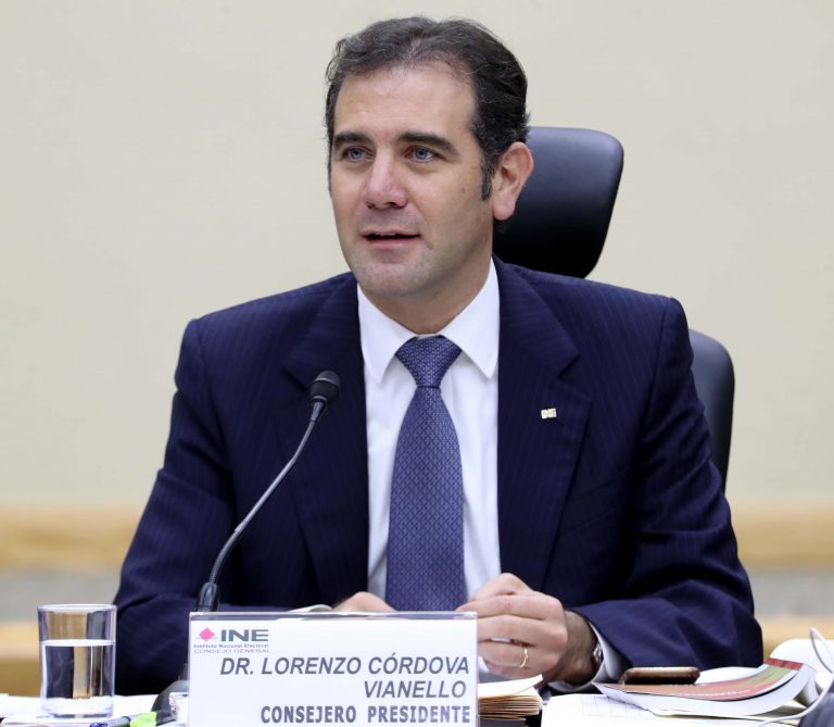 Lorenzo Córdova Vianello Consejero Presidente del INE.