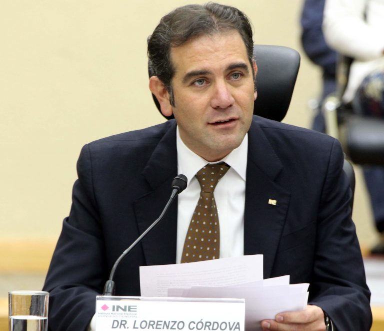 Lorenzo Córdova Vianello, Consejero Presidente del INE.