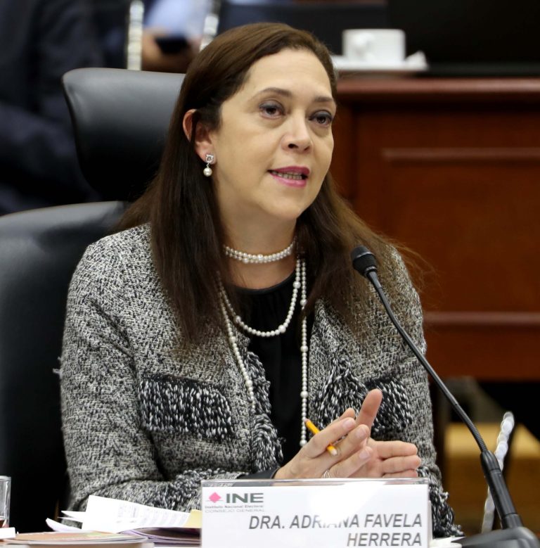 Adriana Favela Herrera, Consejera Electoral.