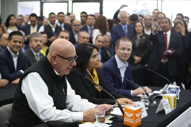 Recepción de la solicitud de conformación del Frente Ciudadano por México.