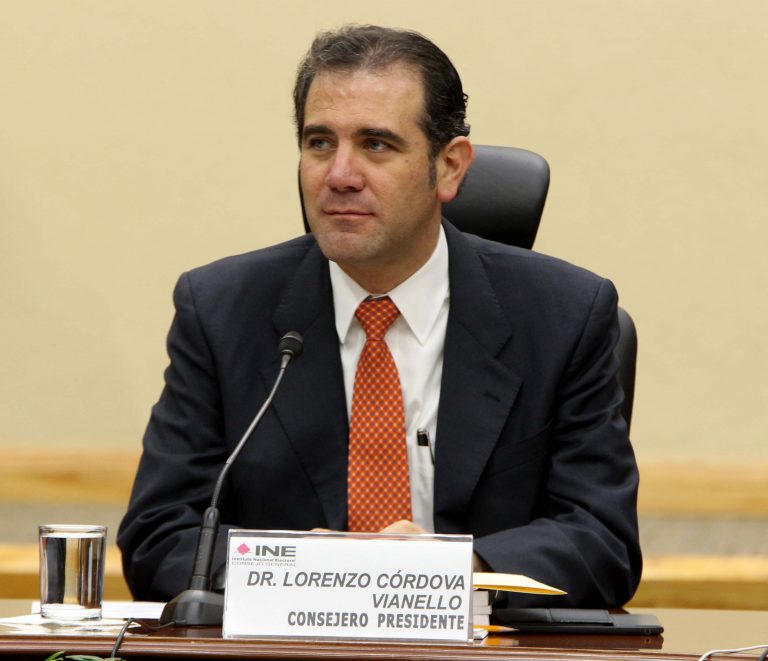 Lorenzo Córdova Vianello, Consejero Presidente del INE.