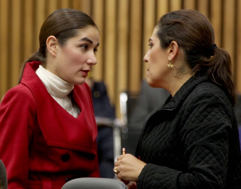 Dania Ravel Cuevas y Claudia Zavala Pérez Consejeras Electorales.