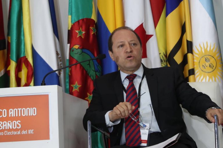 Marco Antonio Baños Martínez, Consejero Electoral del INE.