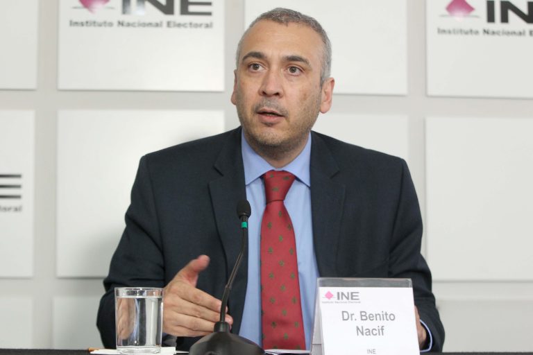Benito Nacif Hernández, Consejero Electoral y Presidente de la Comisión de Prerrogativas y Partidos Políticos.