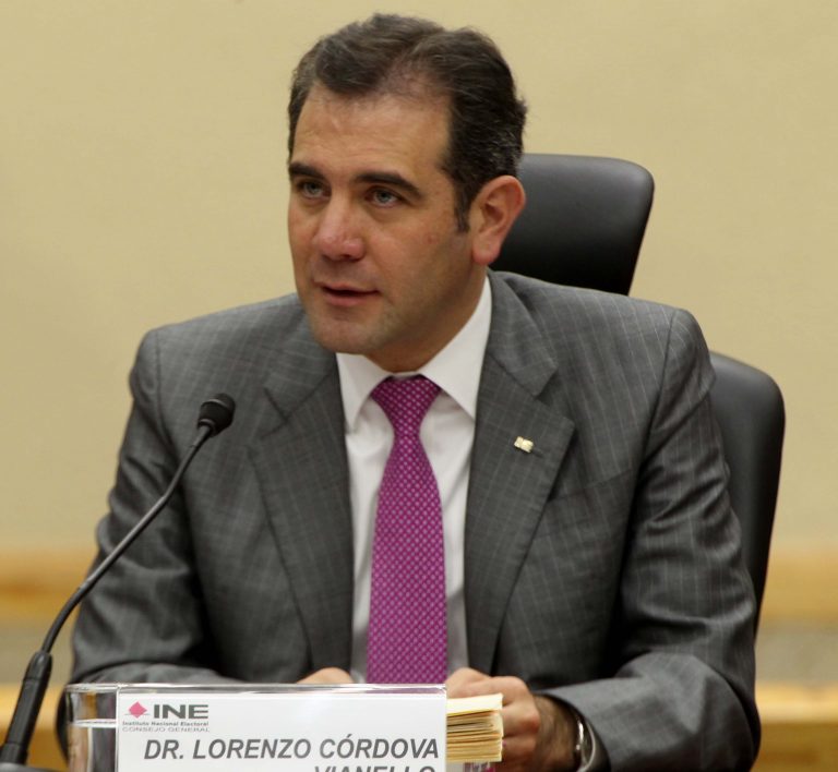 Lorenzo Córdova Vianello, Consejero Presidente del INE.