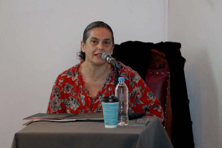 Cecilia Toussaint en la narración oral “Un río para todos y otros cuentos en el Marco del XLV Festival Internacional Cervantino.