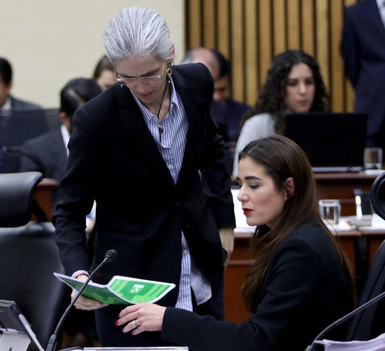 Pamela San Martín Ríos y Valles y Dania Ravel Cuevas, Consejeras Electorales.