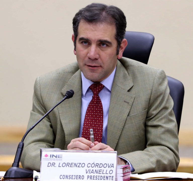 Consejero Presidente Lorenzo Córdova Vianello.