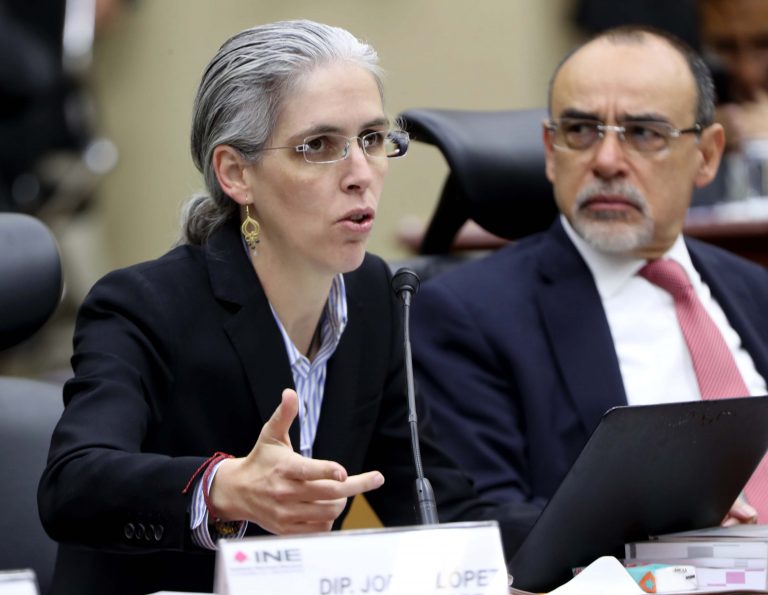 Pamela San Martín Ríos y Valles y Jaime Rivera Velázquez Consejera y Consejero Electorales.