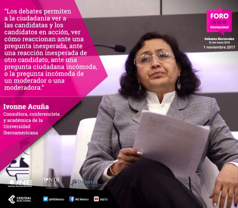 Ivonne Acuña, Consultora