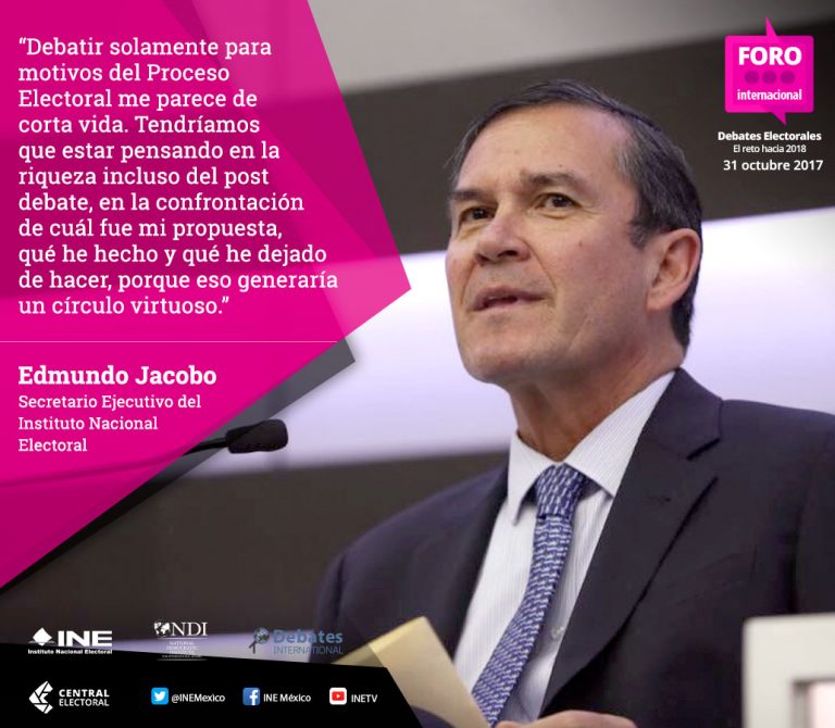 Edmundo Jacobo, Secretario Ejecutivo del INE