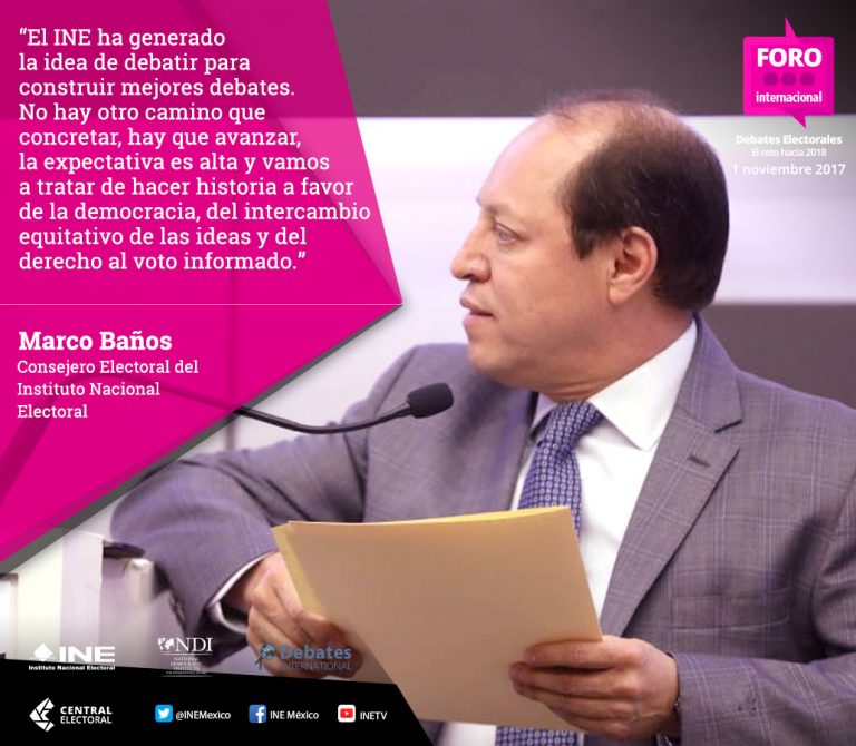 Marco Baños, Consejero Electoral