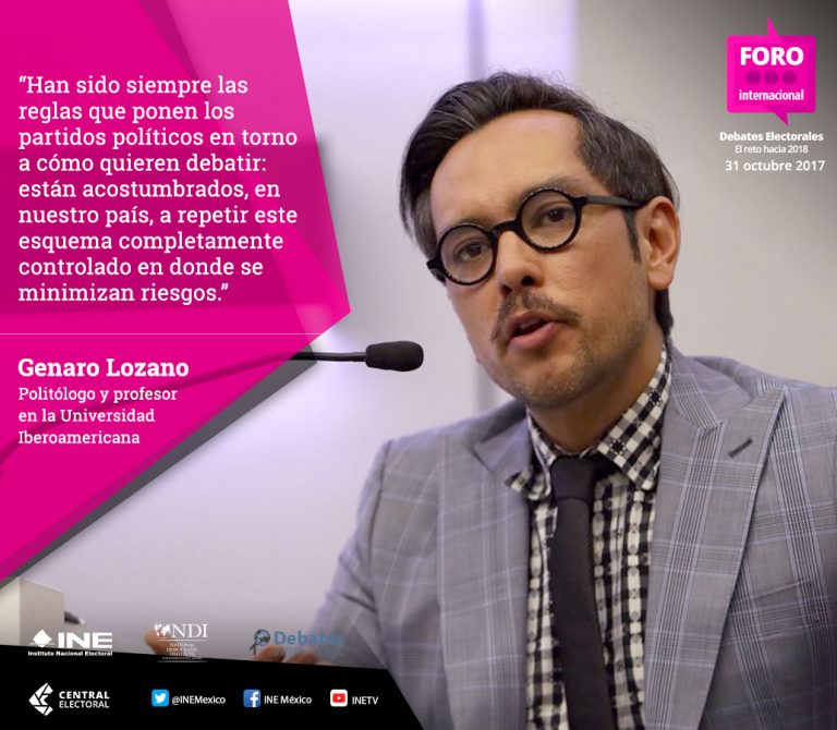 Genaro Lozano, politólogo