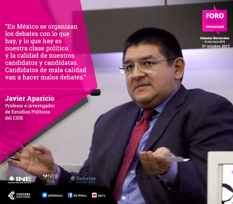 Javier Aparicio, profesor e investigador de Estudios Políticos del CIDE