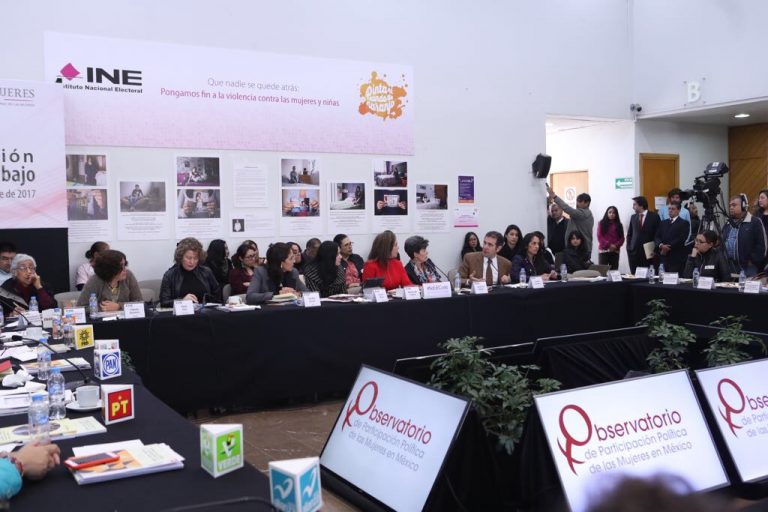 Novena Sesión Ordinaria del Observatorio de Participación Política de las Mujeres en México.