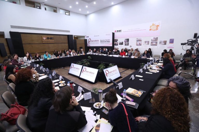 Novena Sesión Ordinaria del Observatorio de Participación Política de las Mujeres en México.