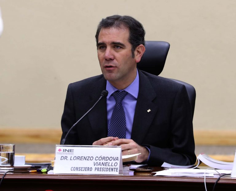 Lorenzo Córdova Vianello, Consejero Presidente del INE.