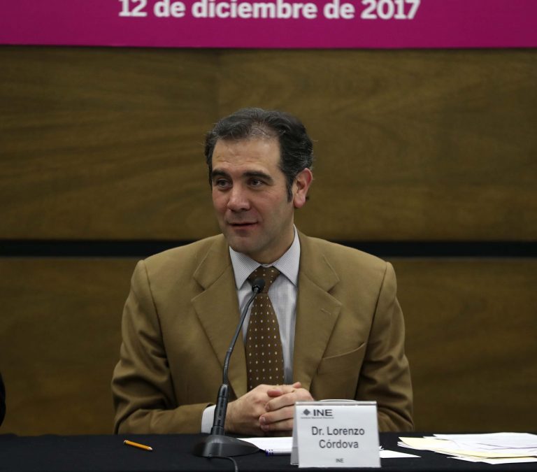 Consejero Presidente del INE Lorenzo Córdova Vianello.