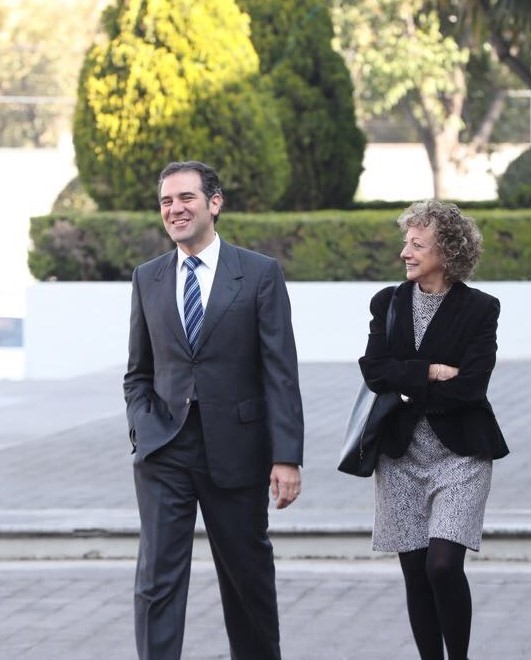 Lorenzo Córdova Vianello, Consejero Presidente del INE y Jaqueline Peschard, Presidenta, Comité Coordinador del Sistema Nacional Anticorrupción, México.