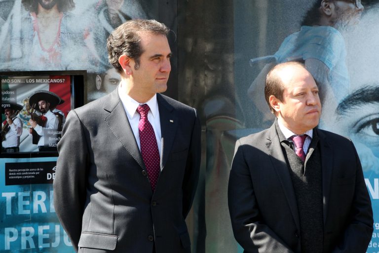 Lorenzo Córdova Vianello, Consejero Presidente del INE y Marco Antonio Baños Martínez, Consejero Electoral.