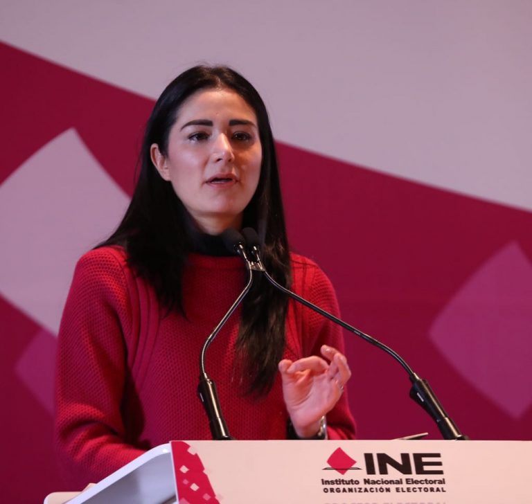 Dania Ravel Cuevas, Consejera Electoral en la Reunión Nacional de Consejeras y Consejeros Electorales de los Consejos Locales.