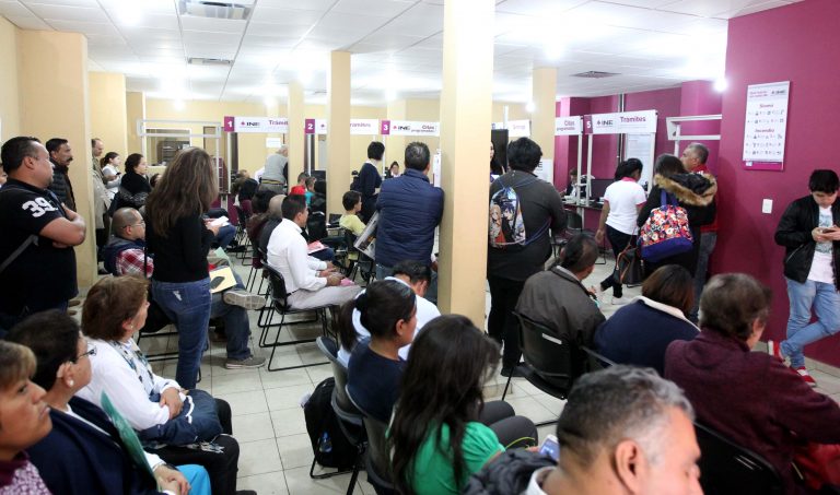 Módulo de atención ciudadana, credencial para votar.