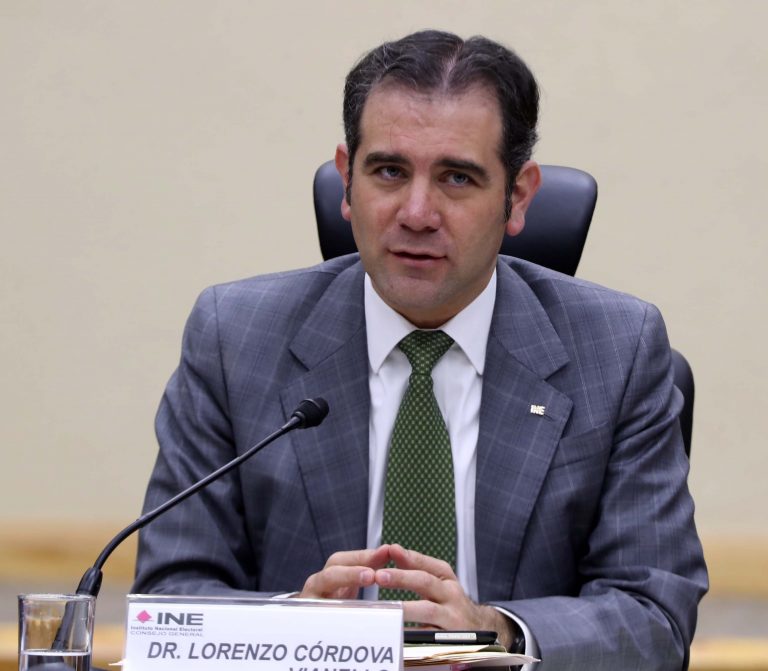 Lorenzo Córdova Vianello, Consejero Presidente del INE.