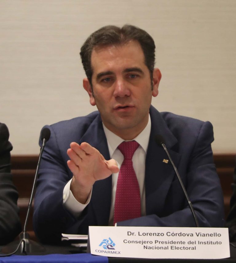 Lorenzo Córdova Vianello, Consejero Presidente del INE.